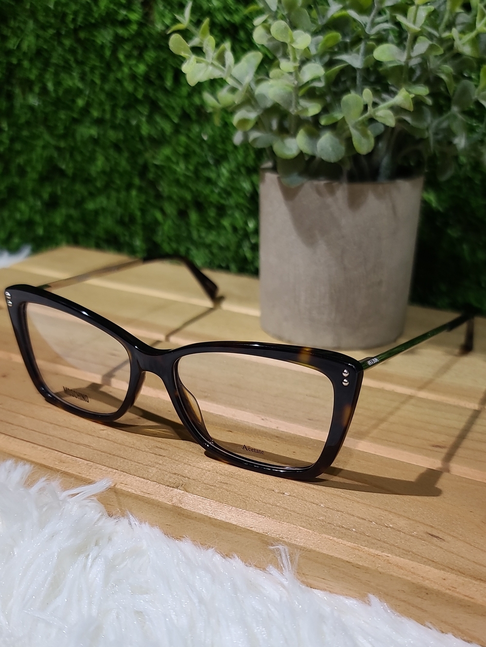 Moschino MOS547 086 Eyeglass Frames / Dark Havana New